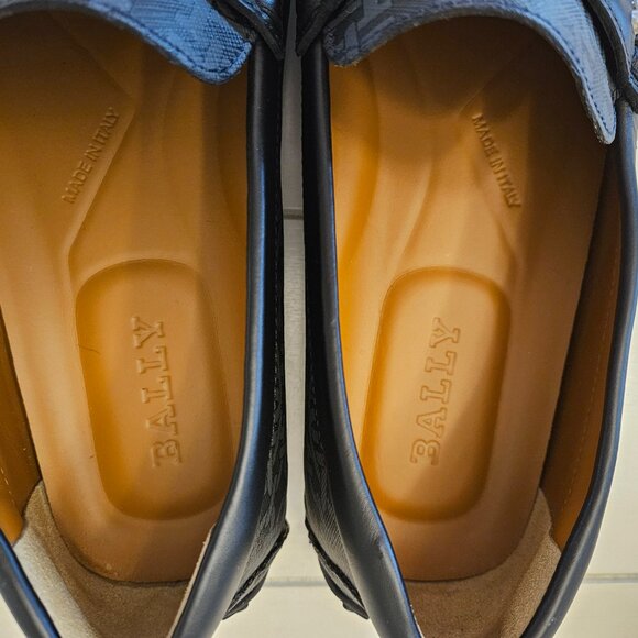 Bally Pavel Penny Driving Moccasins with B-Chain Monogram -- Size 10 US - Picture 3 of 12